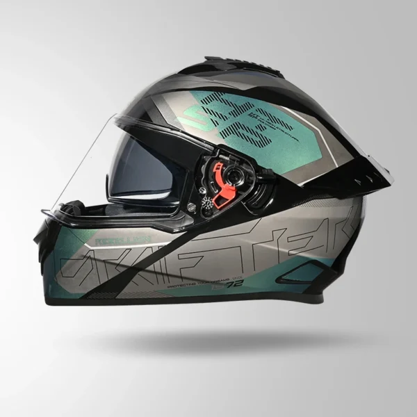 DRIFTER D6 REBELLION CHAMELEON DECOR BLACK & BLUE