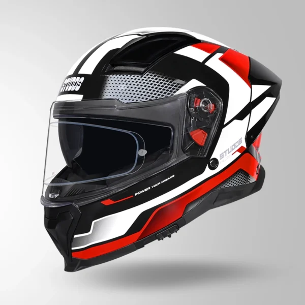 HELIOS D1 ASPHALT DECOR BLACK & RED