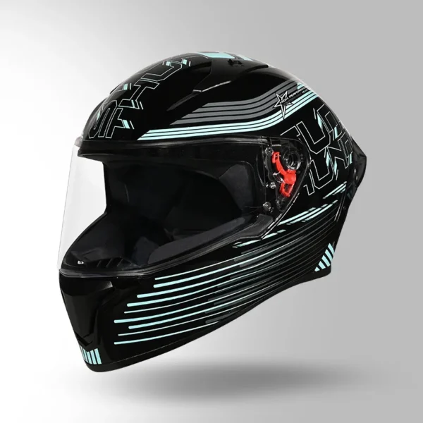 THUNDER D11 DECOR BLACK & BLUE WITH SPOILER