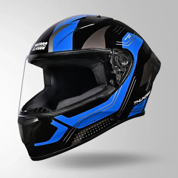 THUNDER D2 DRAKEN DECOR BLACK & BLUE WITH SPOILER