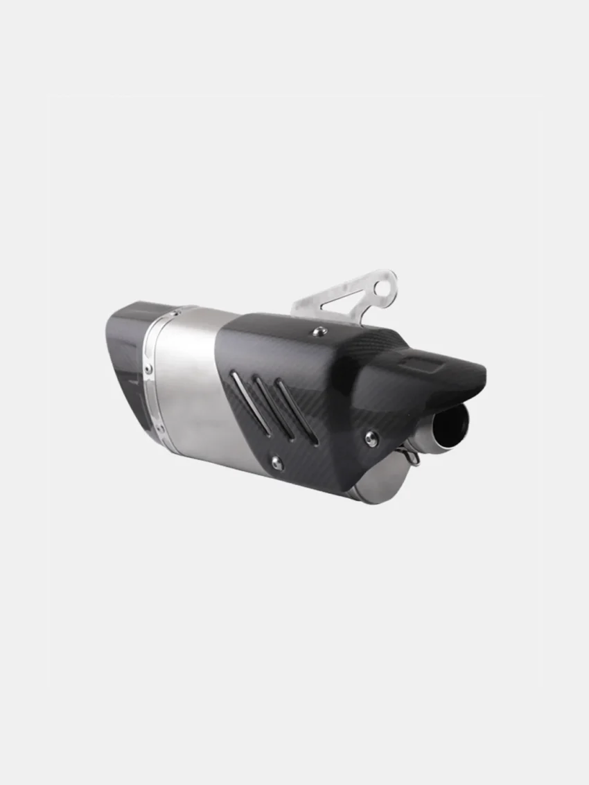 AKRA SILVER END CARBON SHIELD EXHAUST - Image 2