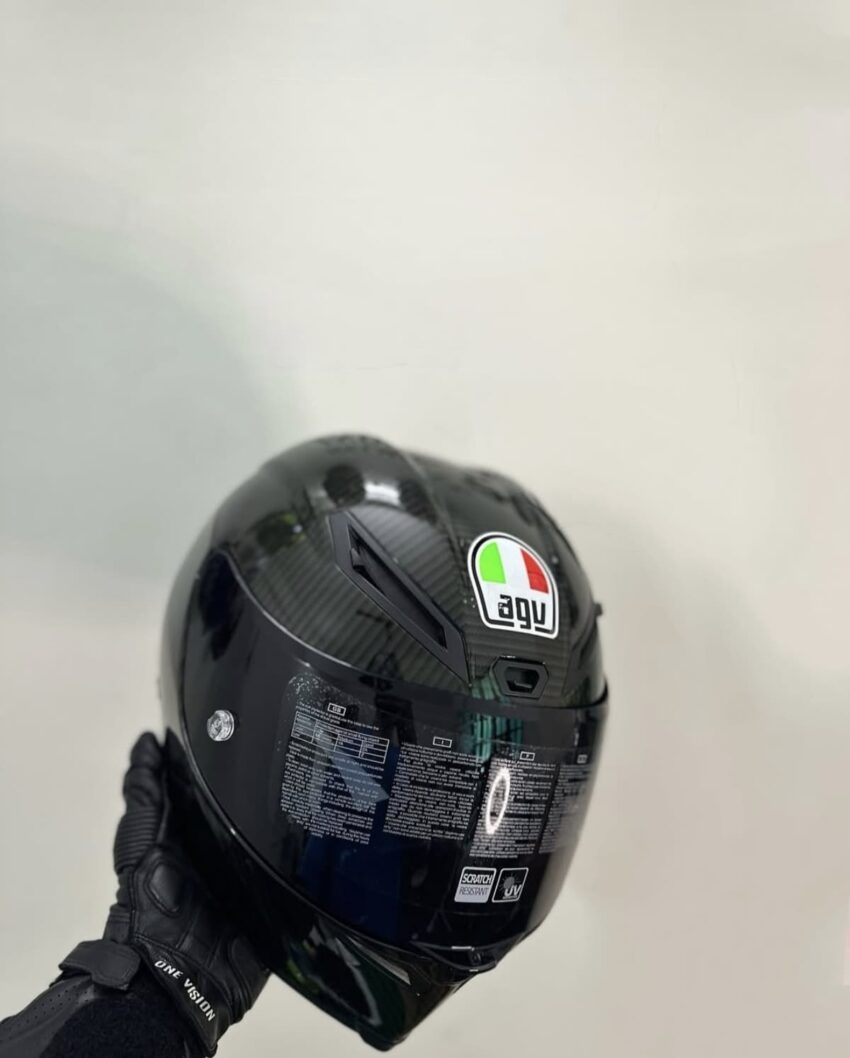AGV REPLICA CARBON GLOSSY