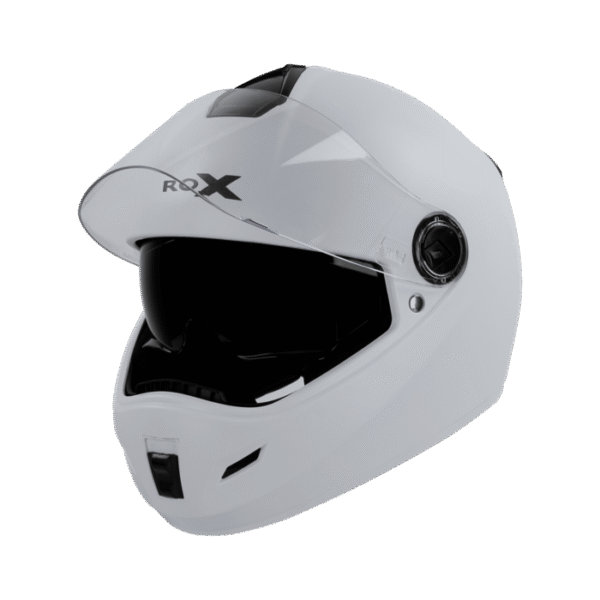 SBH-34 ROX REFLECTIVE DASHING WHITE WITH INNER SUN SHIELD