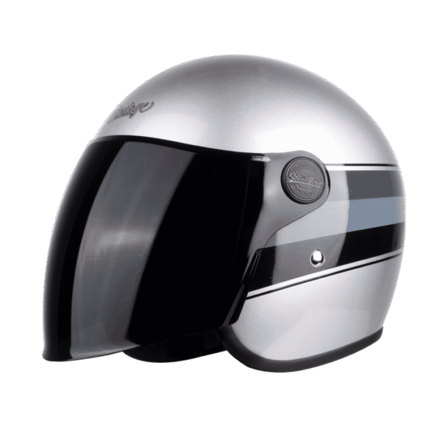 SBH-56 VINTAGE S1 GLOSSY SILVER WITH BLACK
