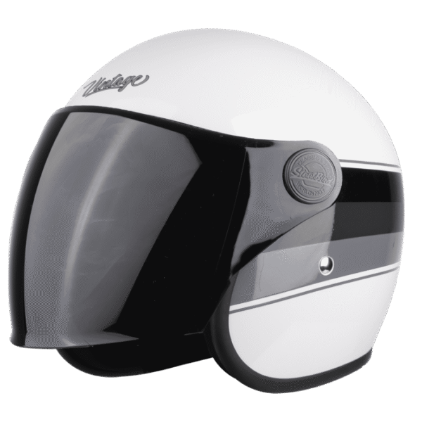 SBH-56 VINTAGE S1 GLOSSY WHITE WITH GREY