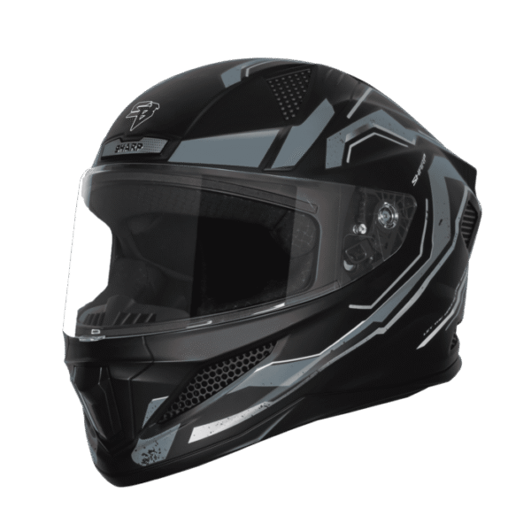 SBH-25 SV SHARP SPIRIT GLOSSY BLACK WITH GREY