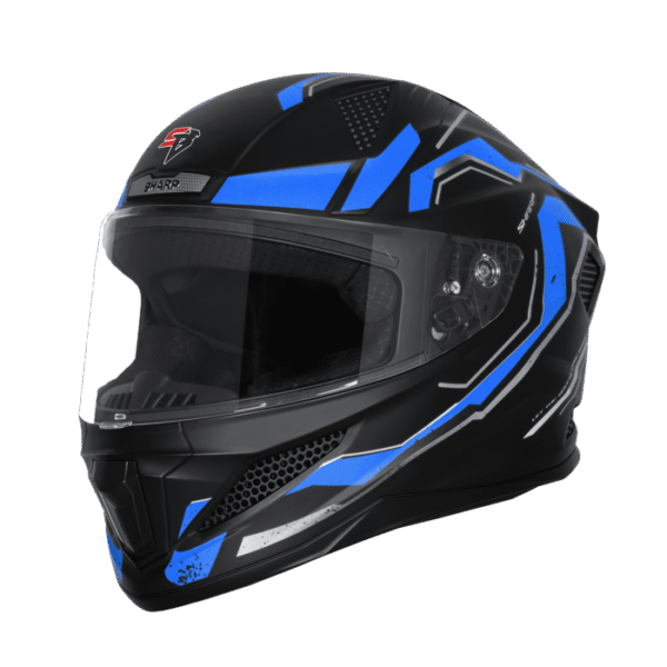 SBH-25 SV SHARP SPIRIT GLOSSY BLACK WITH BLUE