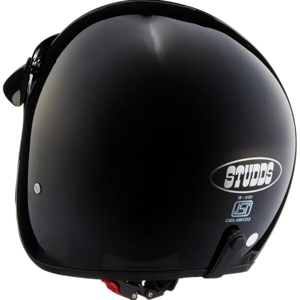Studds Jetstar Classic Half Helmet (Black, M)