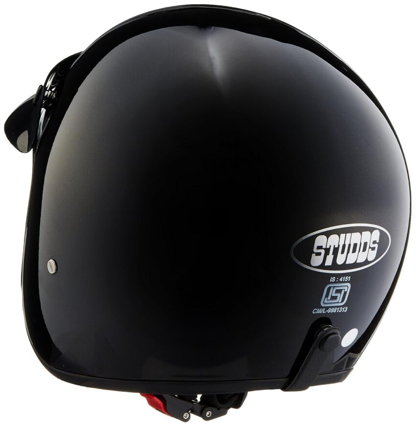 Studds Jetstar Classic Half Helmet (Black, M)