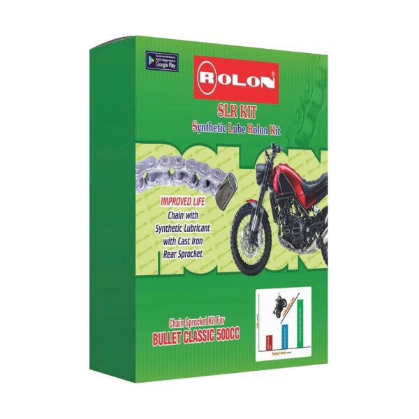 Chain and Sprocket kit for Bullet Classic 500CC - KIT BS 245