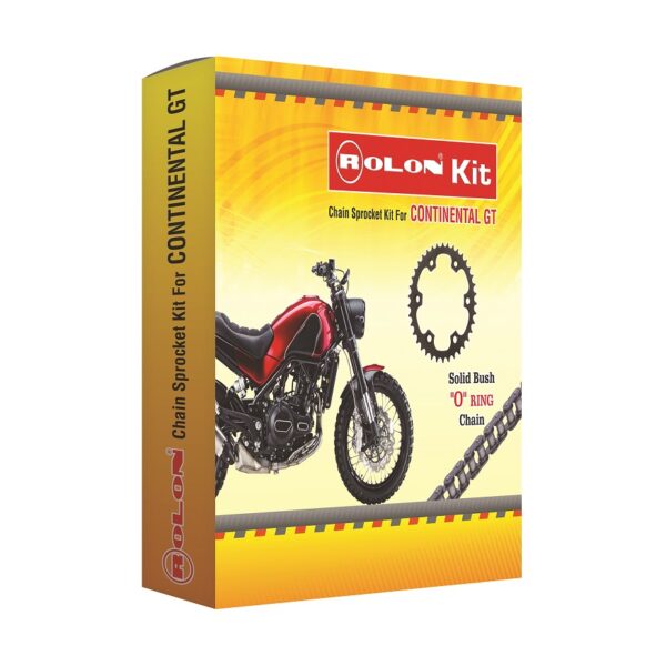 Chain and Sprocket kit for CONTINENTAL GT-535 CC - KIT BSOR 207