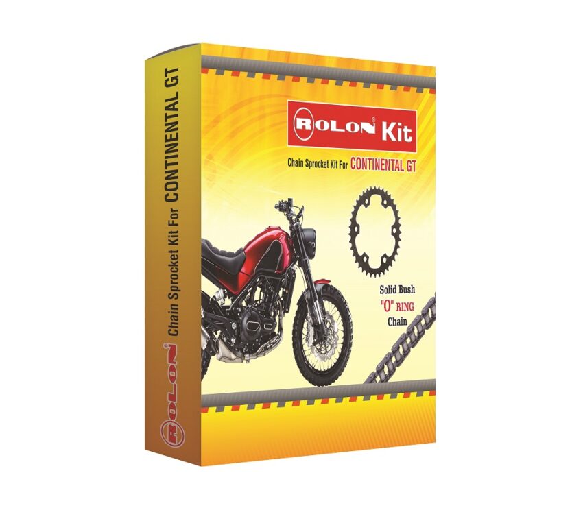 Chain and Sprocket kit for CONTINENTAL GT-535 CC - KIT BSOR 207