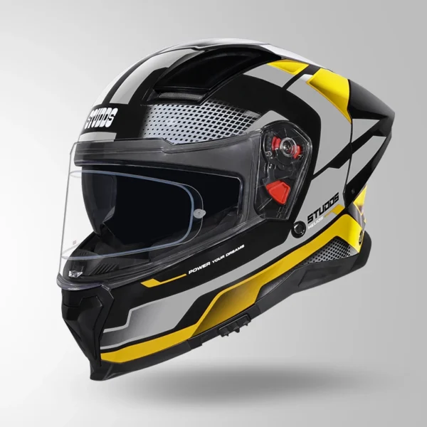 HELIOS D1 ASPHALT DECOR BLACK & YELLOW
