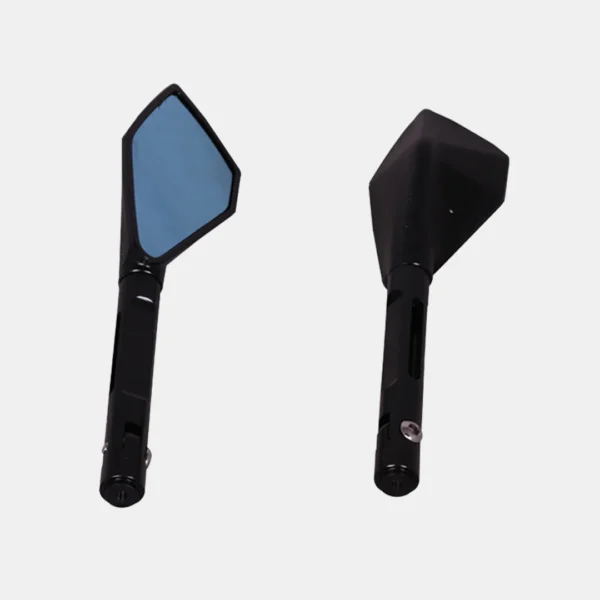 HYPER TRIANGLE ANTI GLARE MIRROR CNC BLACK