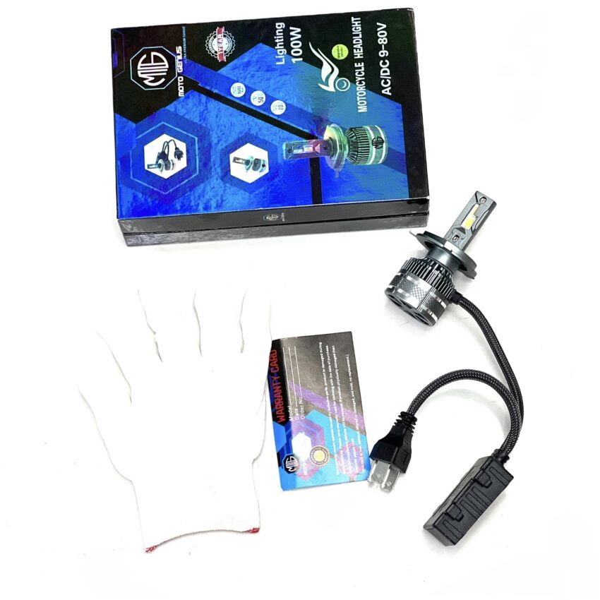 MOTO GENIUS 100W LED HEADLIGHT 1 YEAR WARRENTY - Image 6