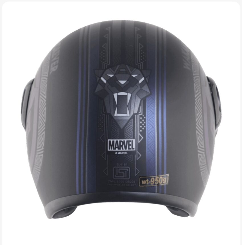 JET MARVEL BLACK PANTHER EDITION HELMET - Image 5