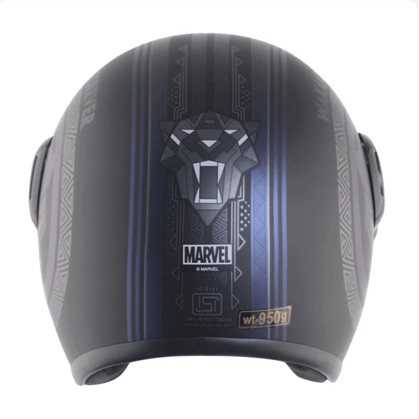 JET MARVEL BLACK PANTHER EDITION HELMET - Image 9