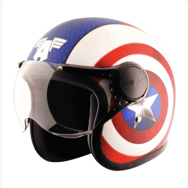JET MARVEL CAPTAIN AMERICA EDITION HELMET