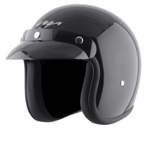 JET WITH PEAK HELMET