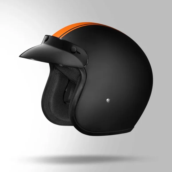 JETSTAR CLASSIC D3 DECOR ORANGE PIN STRIP MATT BLACK