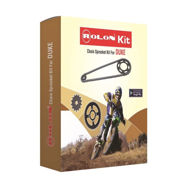 Chain and Sprocket kit for DUKE/RC 200 6 HOLE (MAY 14 ONWARDS) - KIT HPXR 206