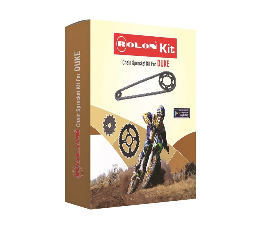 Chain and Sprocket kit for DUKE/RC 200 6 HOLE (MAY 14 ONWARDS) - KIT HPXR 206