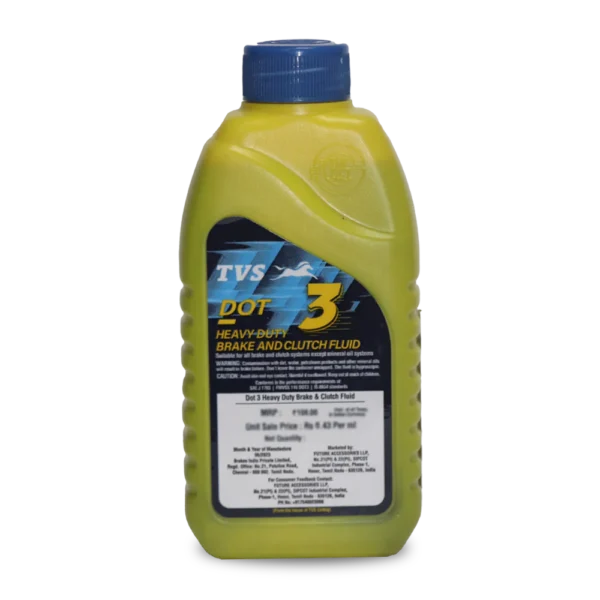 TVS Dot3 Heavy Duty Brake and Clutch Fluid - 100ml.