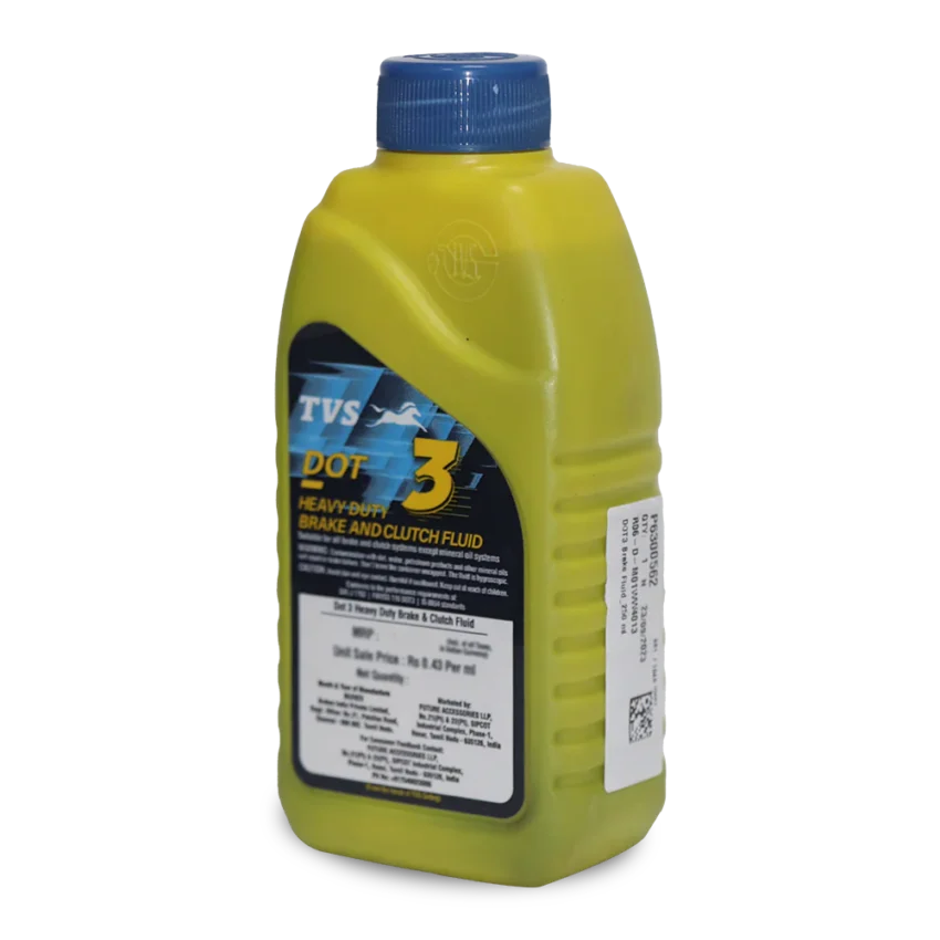 TVS DOT3 HEAVY DUTY BRAKE AND CLUTCH FLUID - 100ML - Image 4