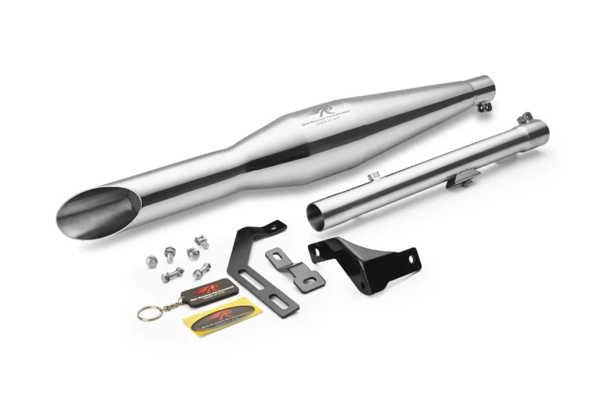 RED ROOSTER RUMBLER POLISH EXHAUSTNROYAL ENFIELD - Image 2