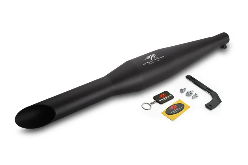 RED ROOSTER RUMBLER – BLACK FOR ROYAL ENFIELD - Image 2