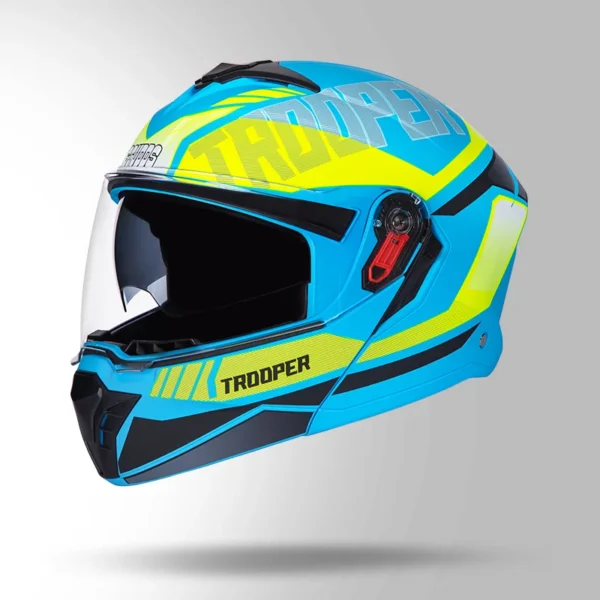 TROOPER DV D1 DECOR MATT BLUE & YELLOW