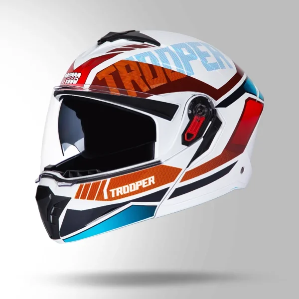 TROOPER DV D1 DECOR WHITE & RED