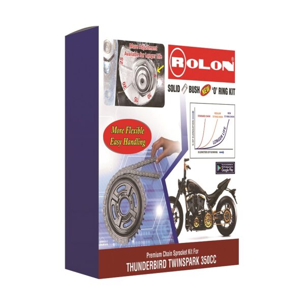 Chain and Sprocket kit for NEW THUNDER BIRD 350CC - KIT BSORTB09 350CC