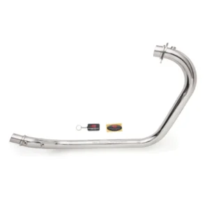 RED ROOSTER VERTEX HEADER PIPES – POLISH FOR ROYAL ENFIELD