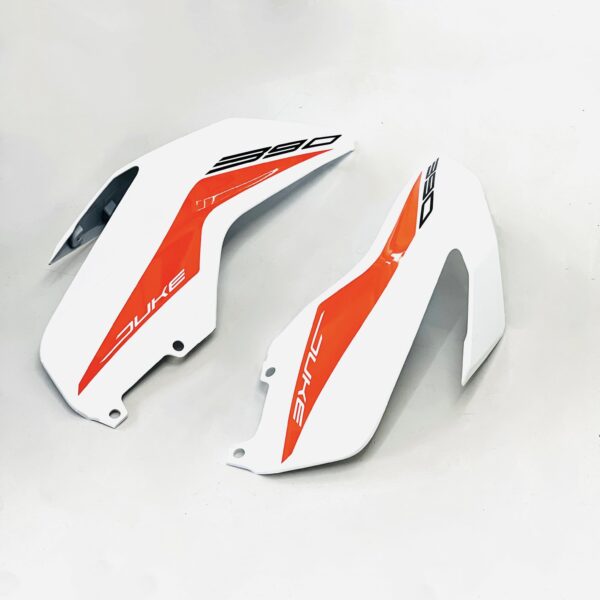 TANK COVER DUKE 390 WHITE