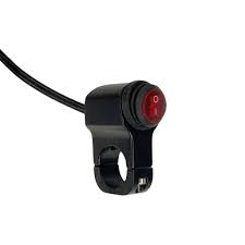CARBON SINGLE SWITCH  RED WITH LIGHT