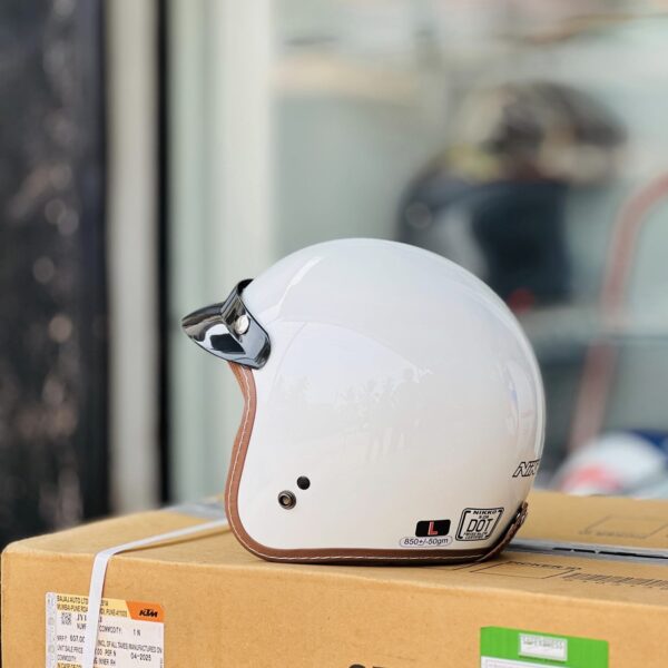 NIKKO JET HELMET – WHITE