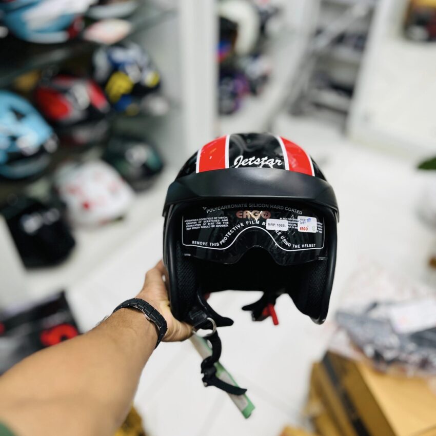 ERGO JET 007 BLACK &RED WITH INNER VISOR - Image 3