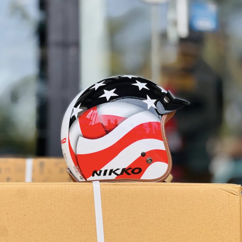 NIKKO JET HELMET – GLOSSY FINISH - Image 3