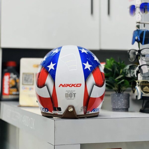 NIKKO JET HELMET – BLUE STATE