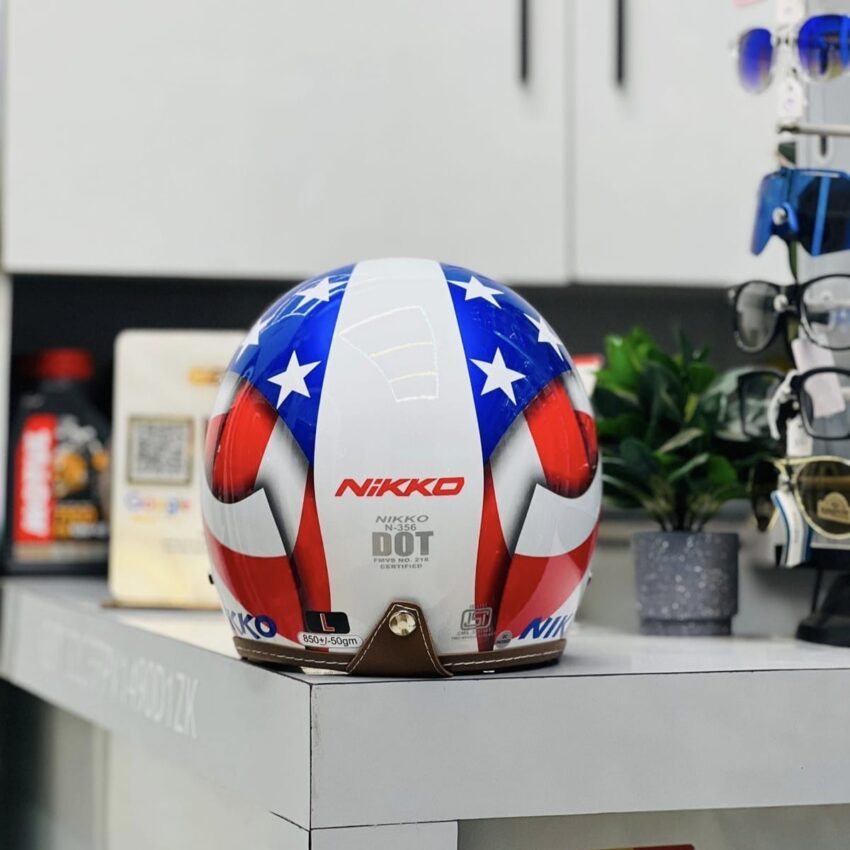 NIKKO JET HELMET – BLUE STATE