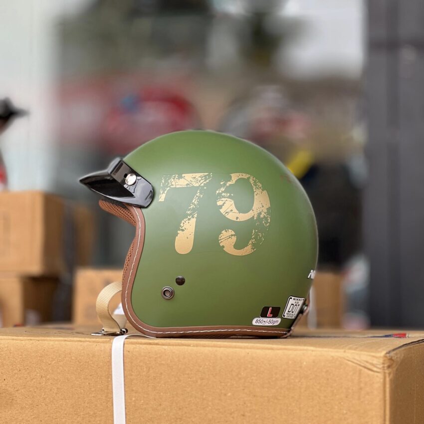NIKKO JET HELMET – FERM GOLD PRIME - Image 2