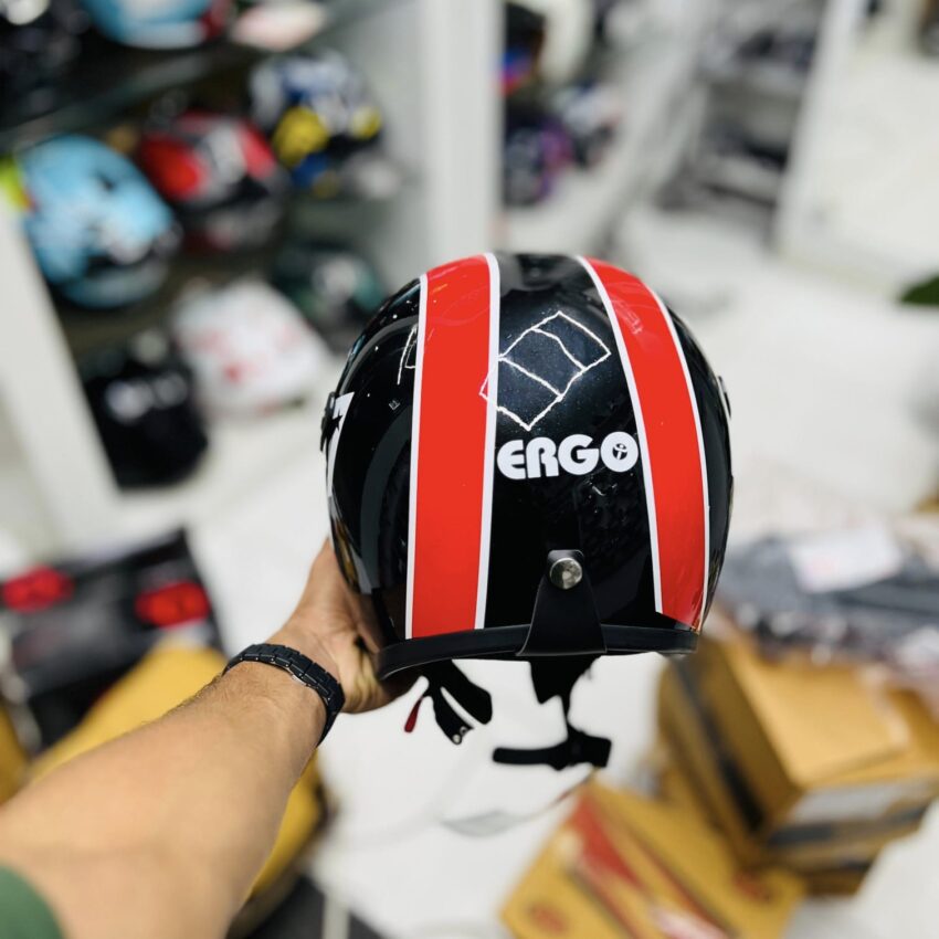 ERGO JET 007 BLACK &RED WITH INNER VISOR - Image 4
