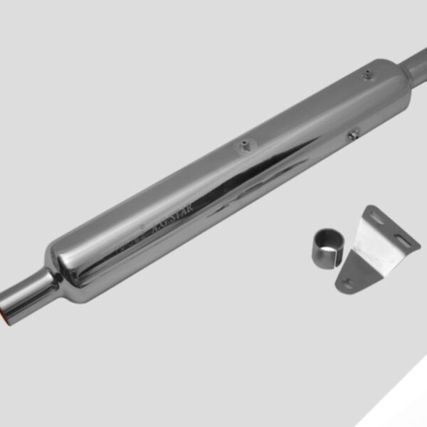 LONG INDORE DOUBLE FILTER SILENCER BS6/BS4 – CP