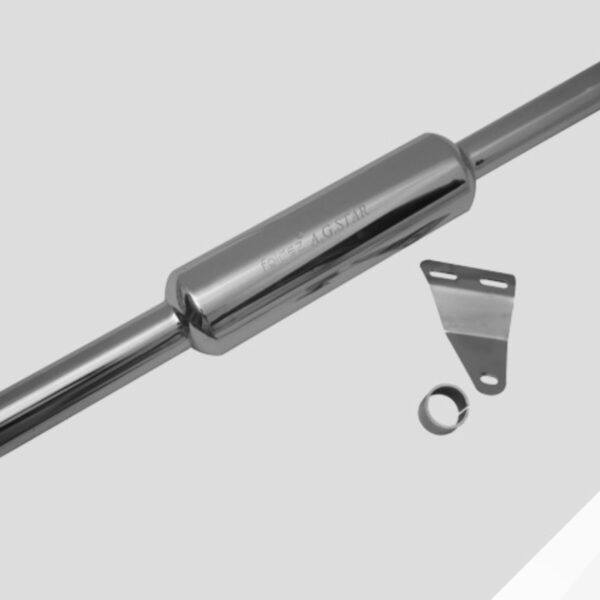 SHORT INDORE DOUBLE FILTER SILENCER – CP