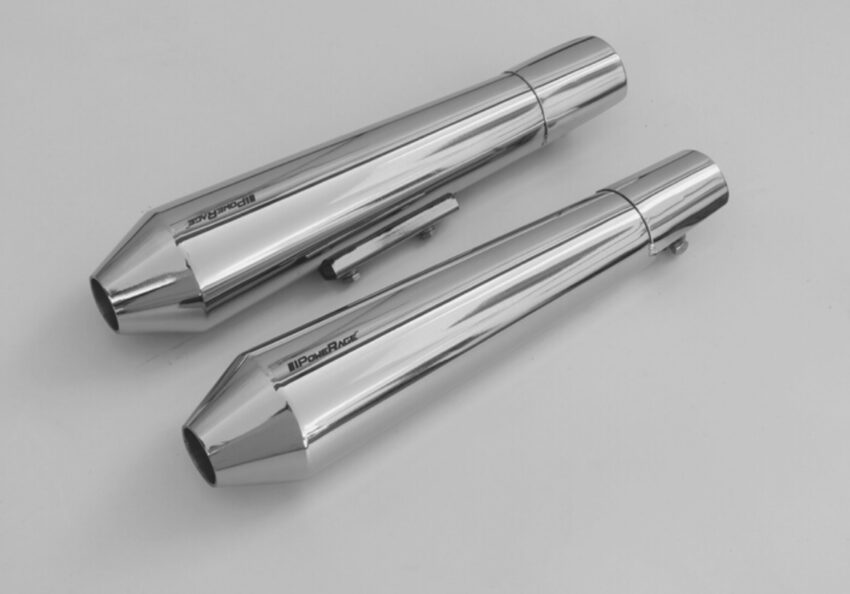 SHORT TYPE POLISH FINISH EXHAUST