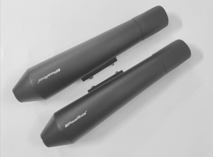SHORT TYPE BLACK FINISH EXHAUST