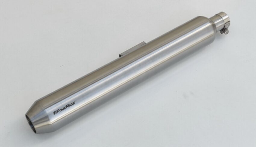 BRUSHED STEEL FINISH EXHAUST