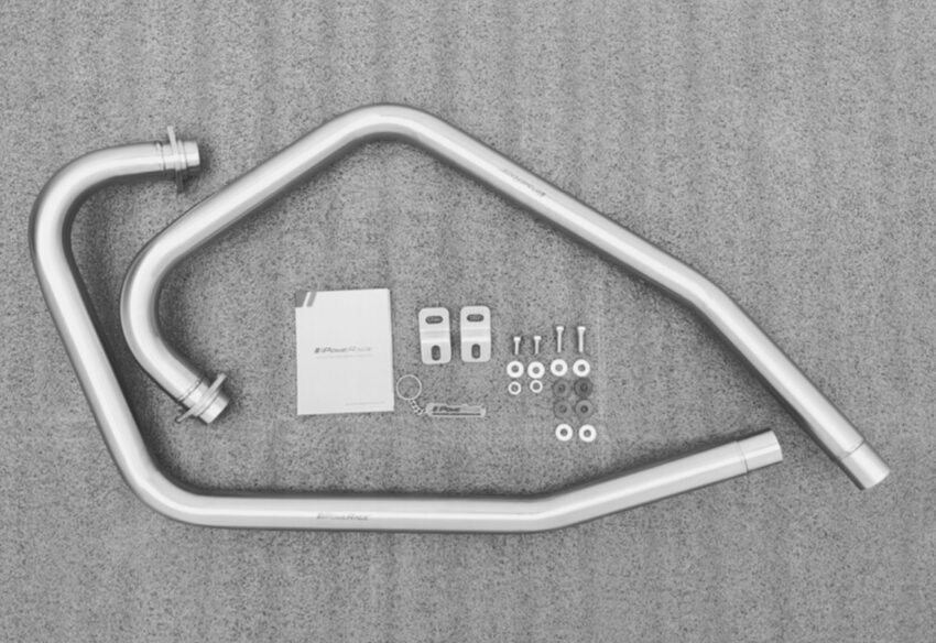 BRUSHED STEEL FINISH PERFORMANCE HEADER