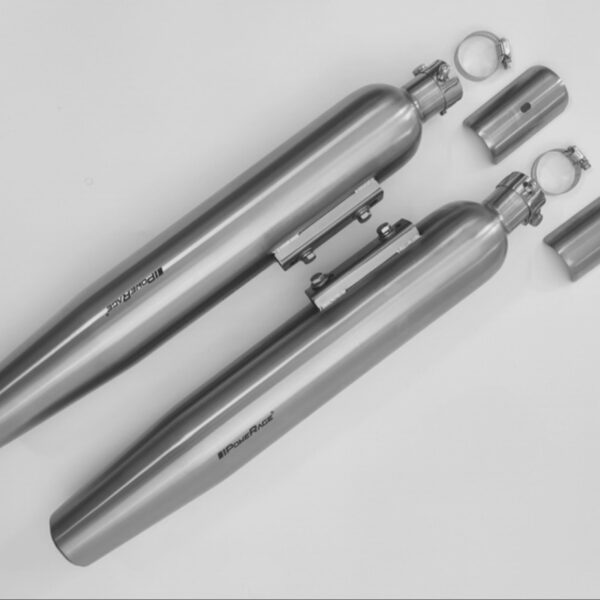 BRUSHED STEEL FINISH EXHAUST